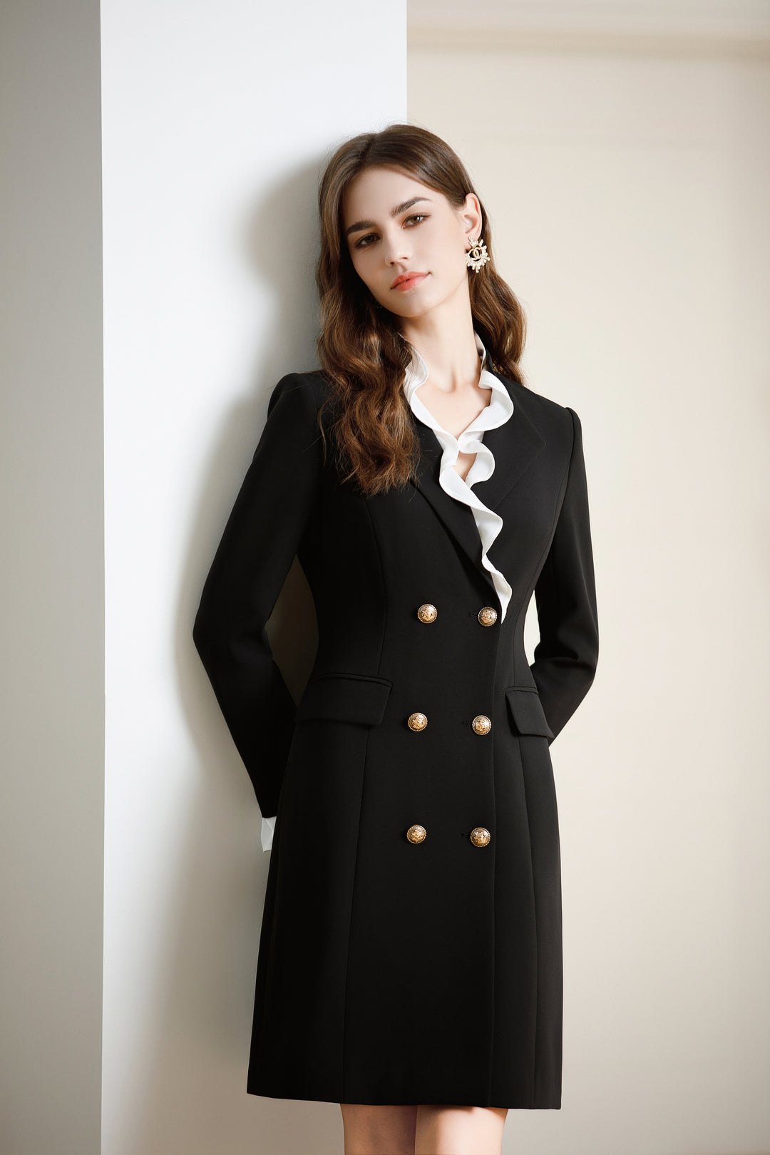 Meliora Fleur de Lis Dress - elegant women’s luxury fashion