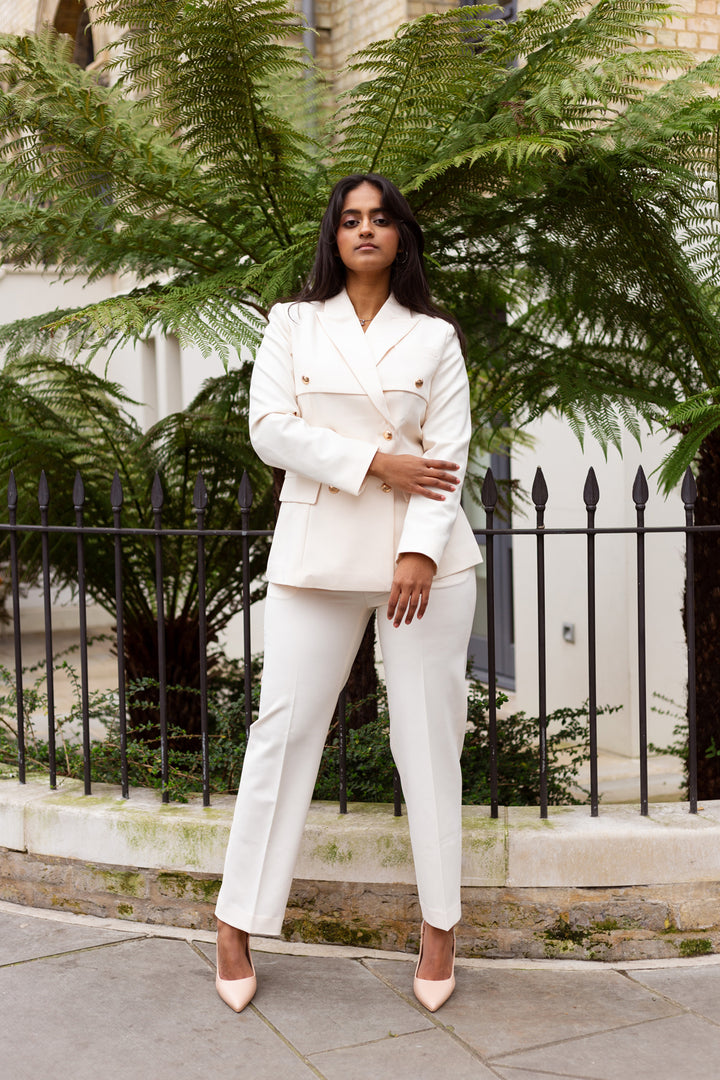 Meliora Magna Double Breasted Trouser Suit - elegant women’s luxury fashion