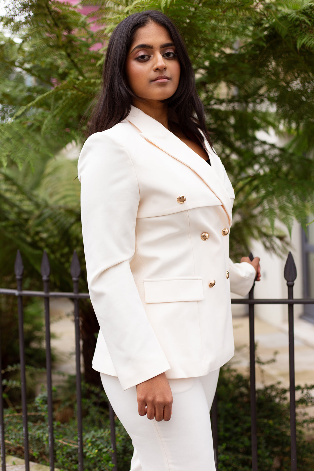 Meliora Magna Double Breasted Trouser Suit - elegant women’s luxury fashion
