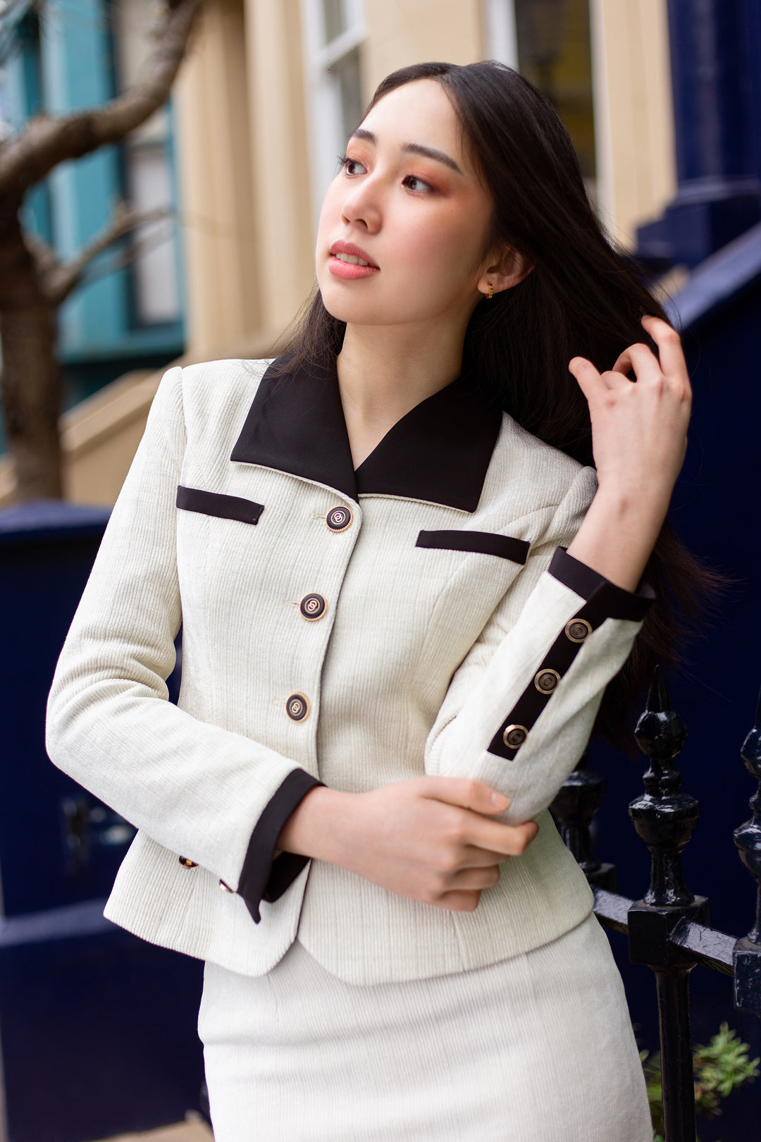 Meliora Gossamer Duet Skirt Suit - Elegant  women's fashion wear.