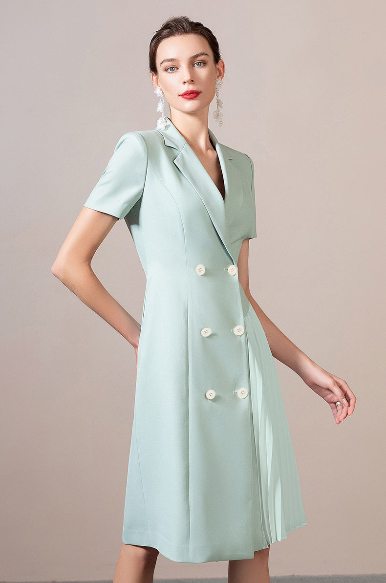 Meliora Light Teal Dress - Elegant womens clothing