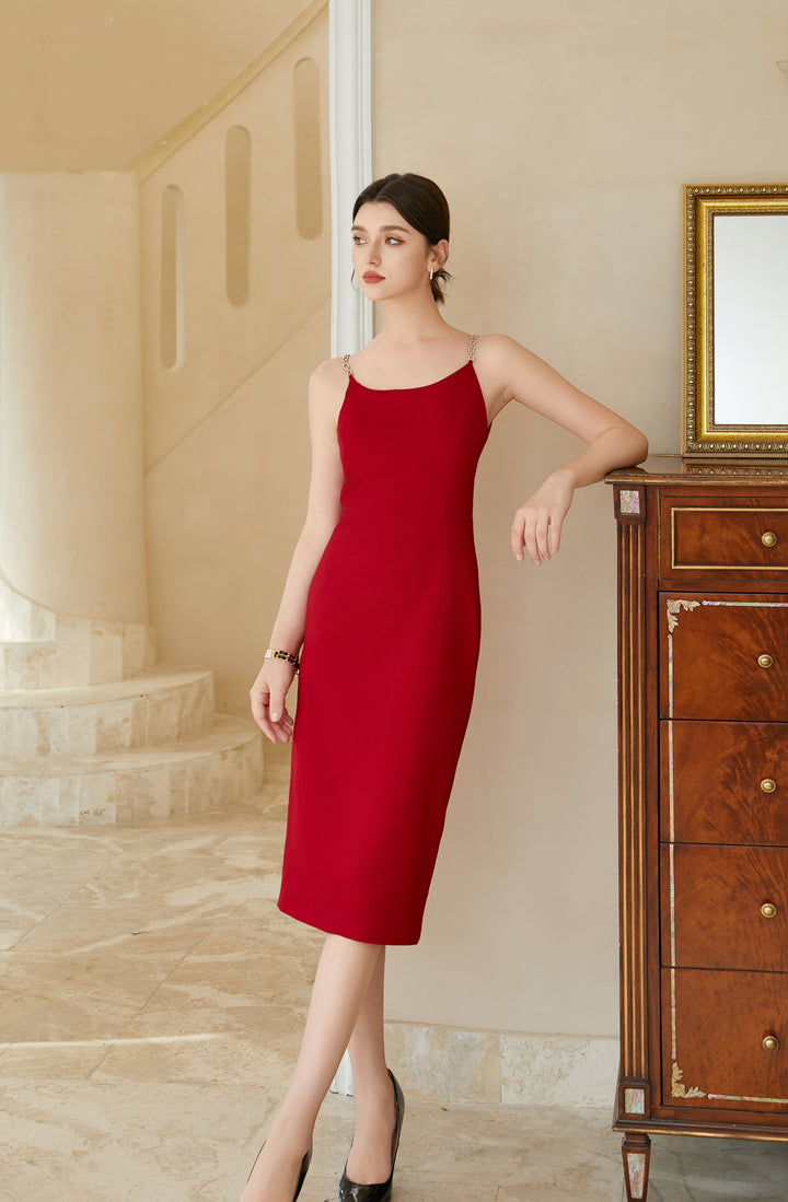 Meliora Sangria Rouge Dress Suit