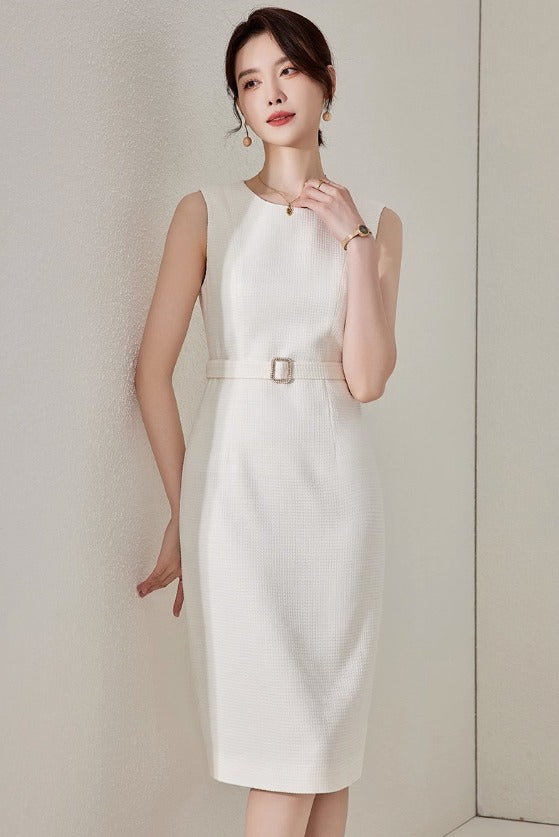 Meliora Marble White & Gold Dress Suit