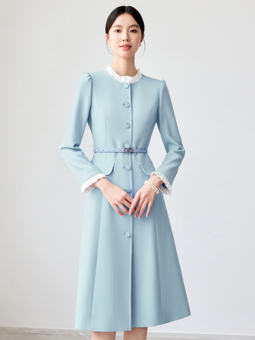 Meliora Eternel Aqua Dress -elegant women’s luxury fashion