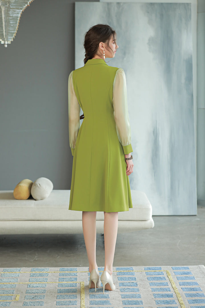 Meliora Olive Compass Dress