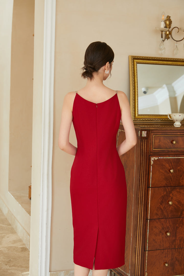 Meliora Sangria Rouge Dress Suit