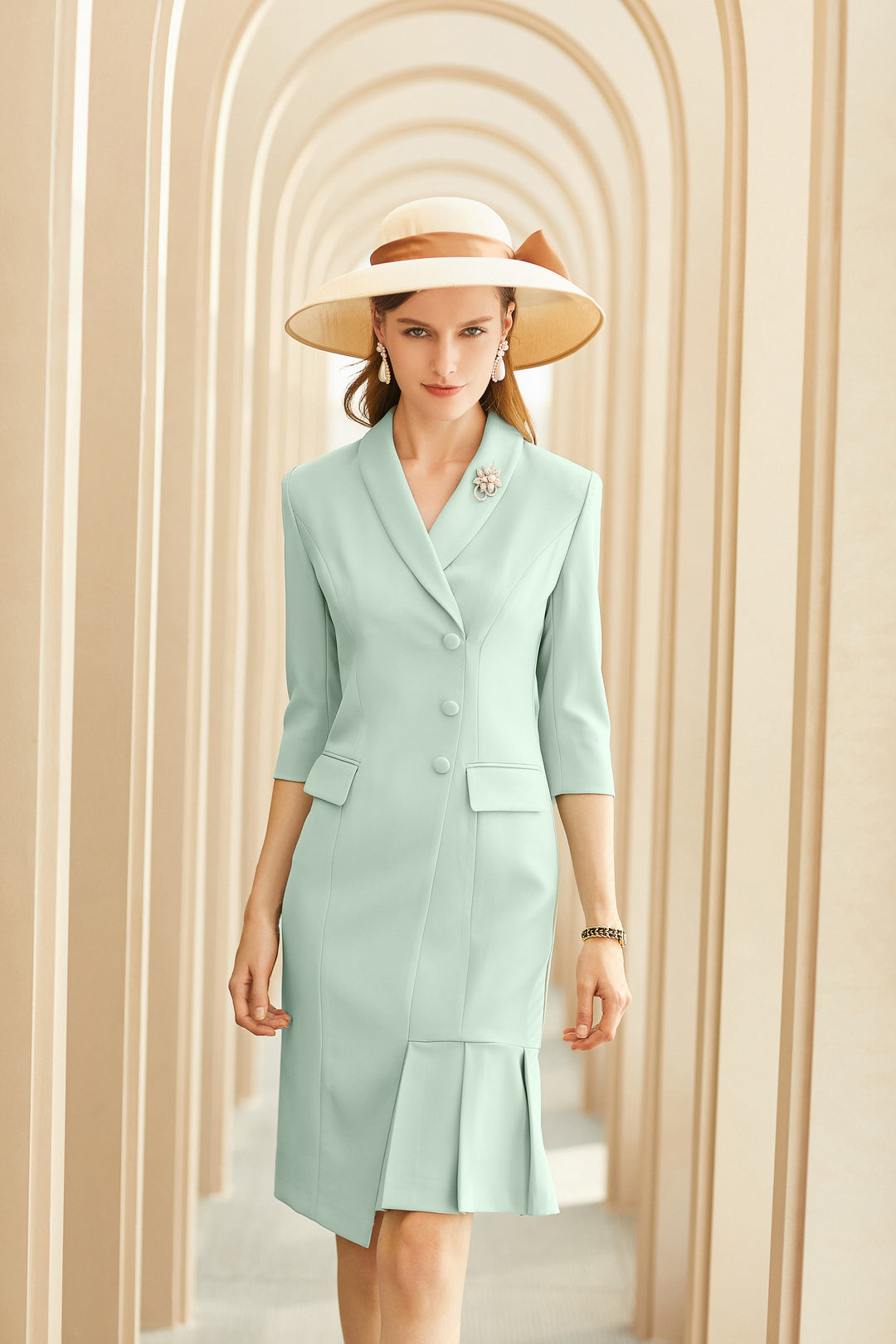 Meliora Camelia Mint-green Dress