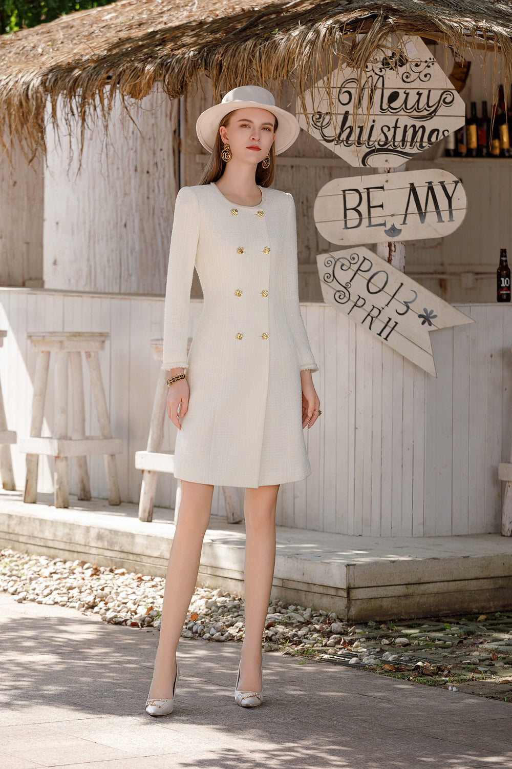 Meliora Solitaire Dress - elegant women’s luxury fashion