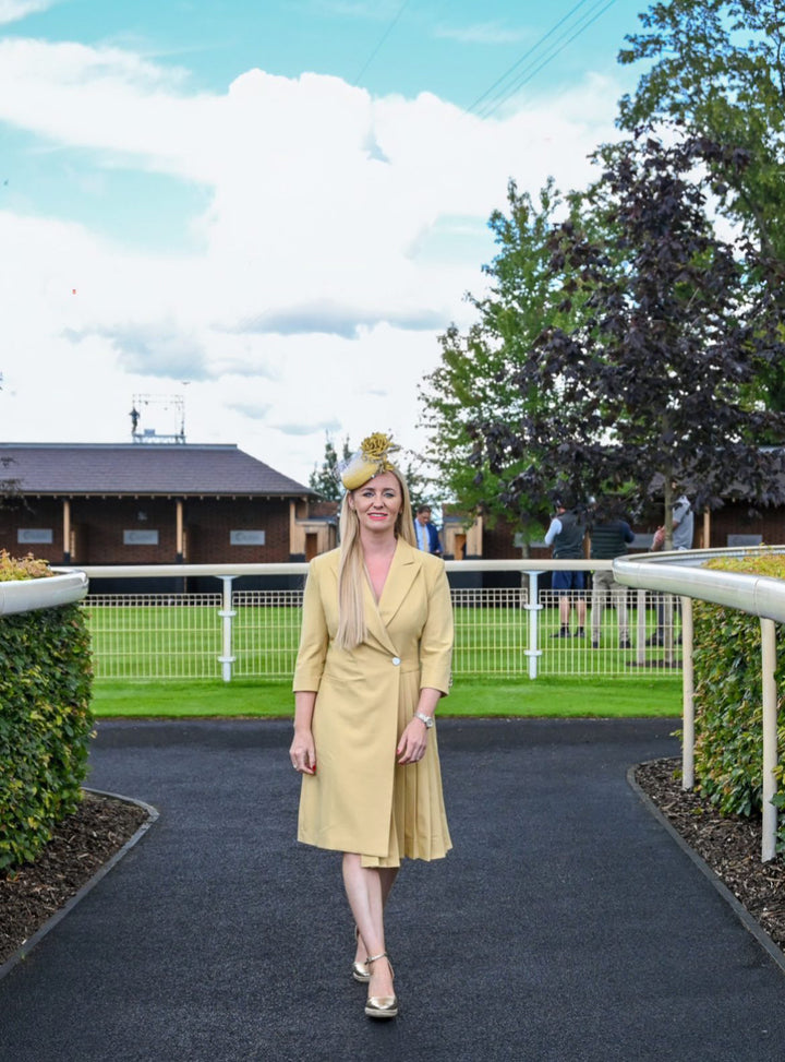 Meliora Canary Cream Dress