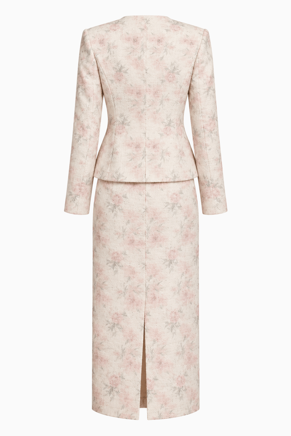 Meliora Arcana Floral Tweed Skirt Suit