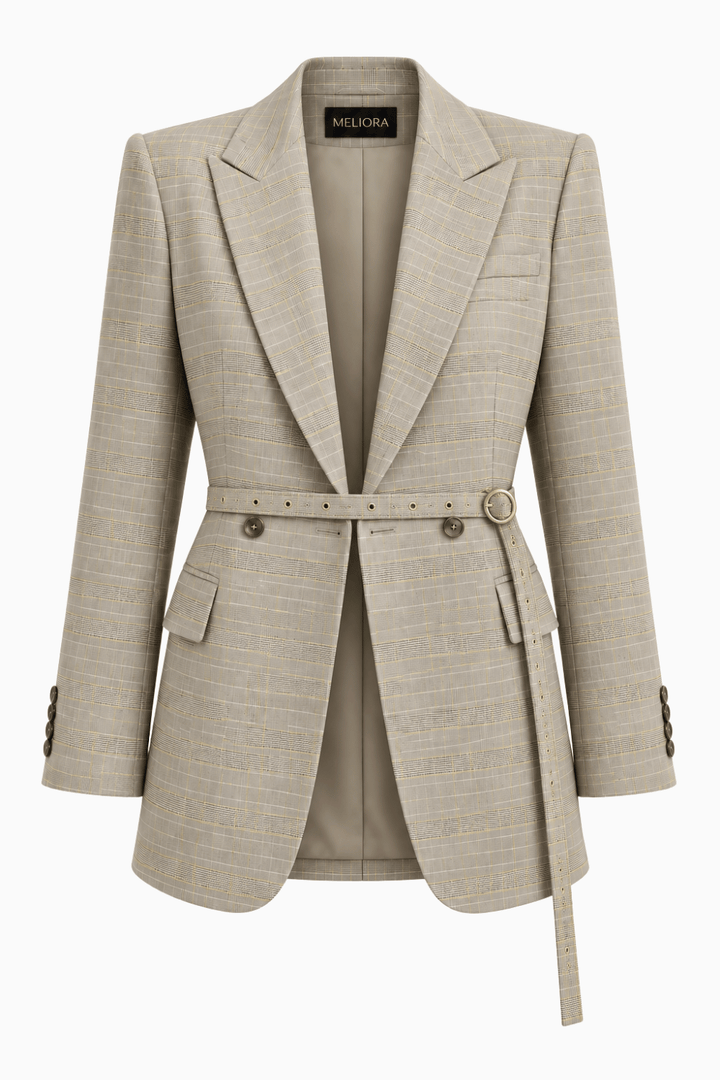 Meliora Faint Check Blazer