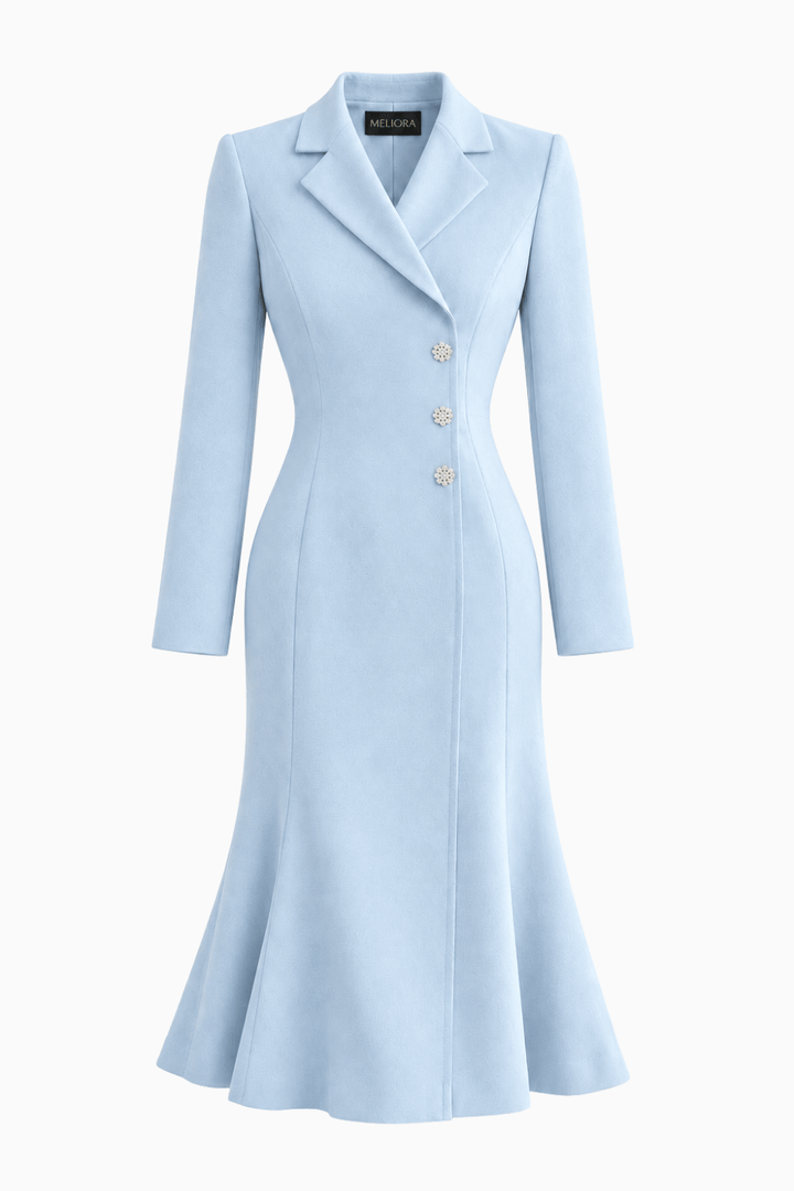 Meliora Sculpté Sky Blue Dress