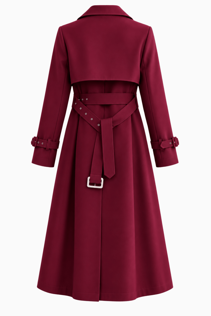 Meliora Mahogany Trench Coat