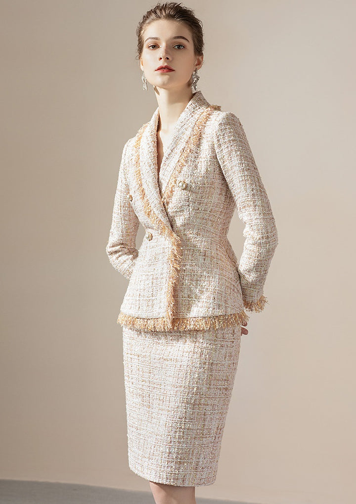 Meliora Tweed Baroness Skirt Suit