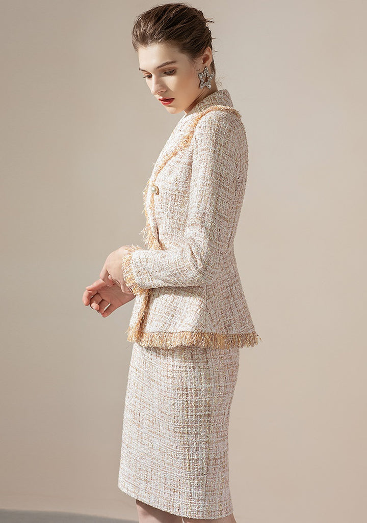 Meliora Tweed Baroness Skirt Suit