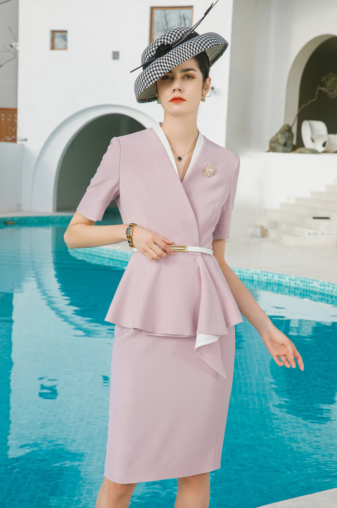 Meliora Crepe Skirt Suit